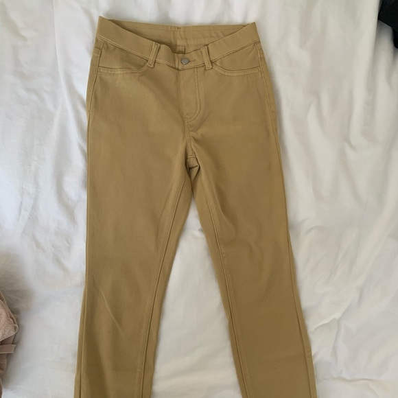Khaki stretch denim - Picture 3 of 6